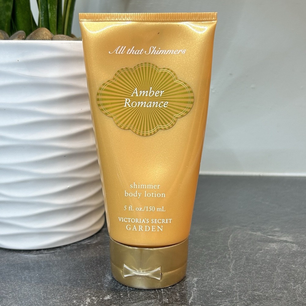 Victoria's Secret Garden Amber Romance Shimmer Body Lotion 5 oz‎ RARE